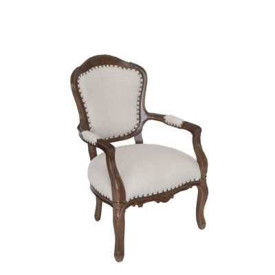 Image two of Mirabelle Coastal Linen Chair